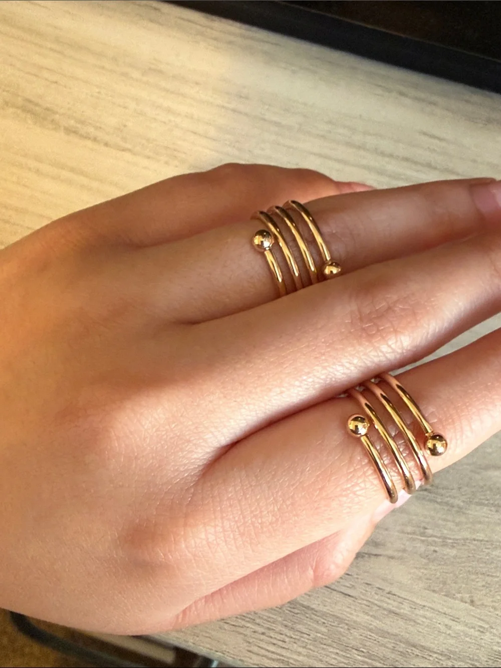 Set of 2 Rings - Women (Costume) Jewelry